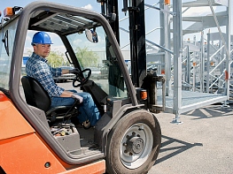 Forklift Mounted Safety Platform