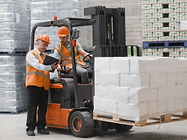 Forklift with Attachments